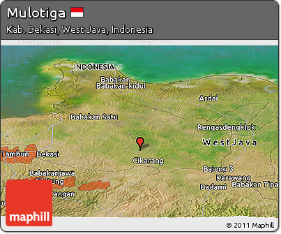 Satellite Panoramic Map of Mulotiga