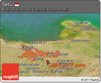 Satellite Panoramic Map of Setu