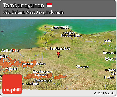 Satellite Panoramic Map of Tambunayunan
