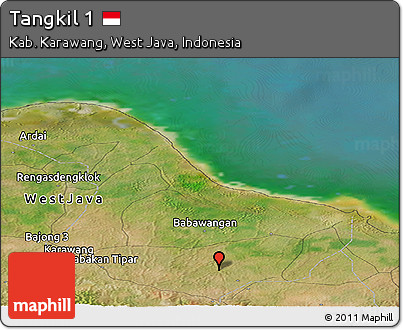 Satellite Panoramic Map of Tangkil 1
