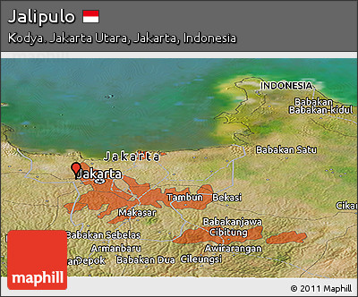 Satellite Panoramic Map of Jalipulo