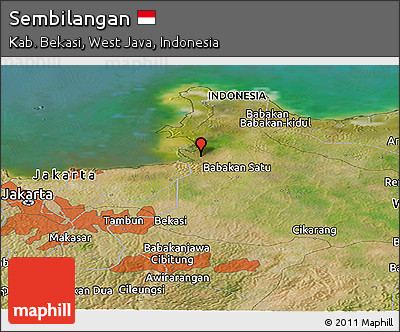 Satellite Panoramic Map of Sembilangan