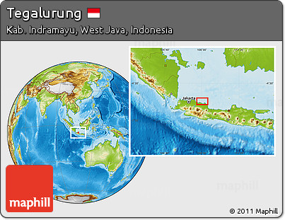 Physical Location Map of Tegalurung