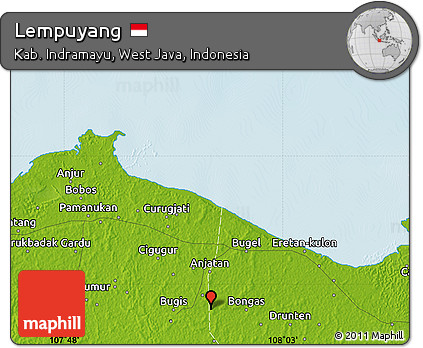 Physical Map of Lempuyang