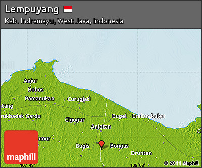 Physical Map of Lempuyang