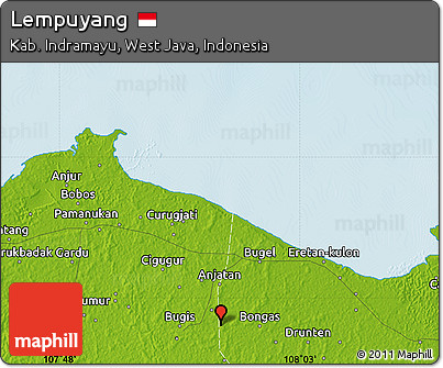 Physical Map of Lempuyang