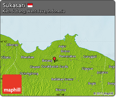 Physical Map of Sukasari