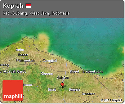 Satellite Map of Kopiah