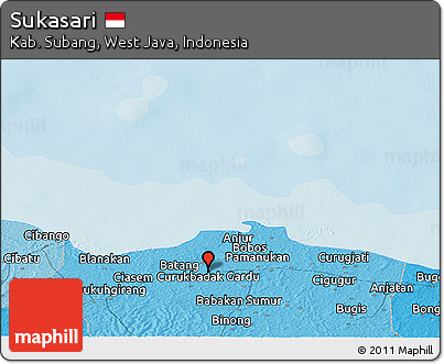 Political Panoramic Map of Sukasari