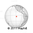 Outline Map of the Area around 6° 7' 16" S, 117° 13' 29" W, rectangular outline