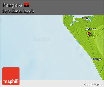 Physical 3D Map of Pangala