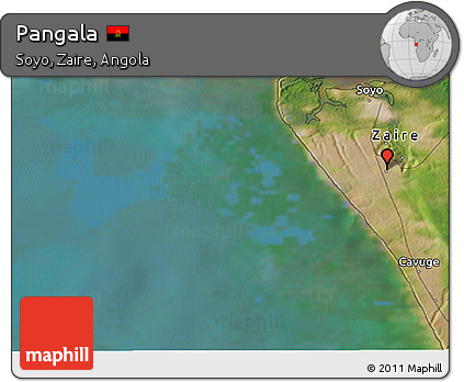 Satellite 3D Map of Pangala