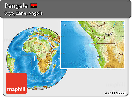 Physical Location Map of Pangala
