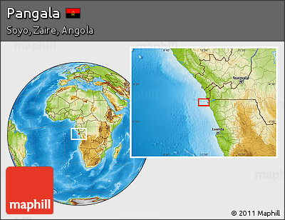 Physical Location Map of Pangala