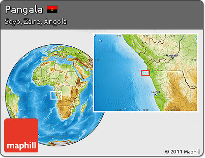 Physical Location Map of Pangala