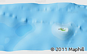 Political 3D Map of the area around 6° 7' 16" S, 122° 28' 29" E