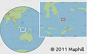 Savanna Style Location Map of the area around 6° 7' 16" S, 124° 10' 30" E