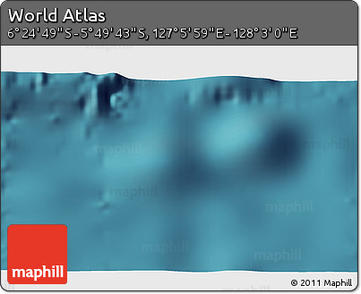 Satellite 3D Map of the Area around 6° 7' 16" S, 127° 34' 30" E