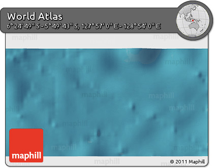 Satellite 3D Map of the Area around 6° 7' 16" S, 128° 25' 30" E
