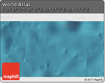 Satellite 3D Map of the Area around 6° 7' 16" S, 128° 25' 30" E