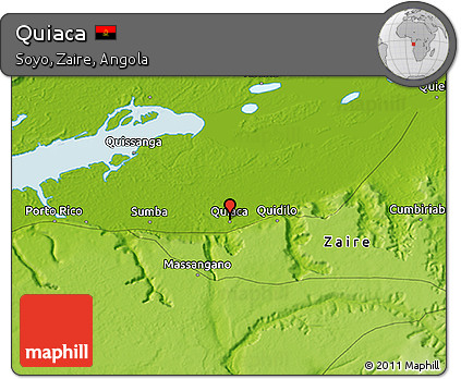 Physical 3D Map of Quiaca