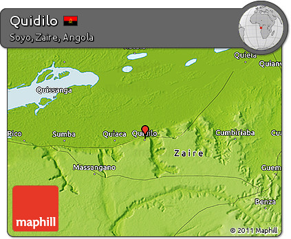 Physical 3D Map of Quidilo