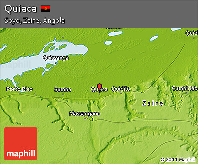Physical 3D Map of Quiaca