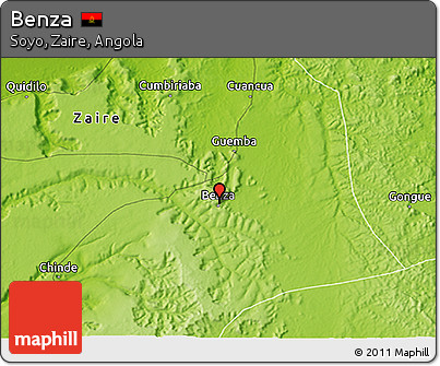 Physical 3D Map of Benza