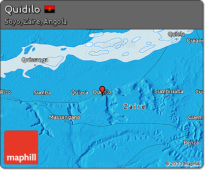 Political 3D Map of Quidilo
