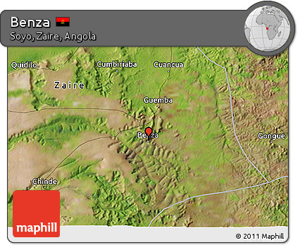 Satellite 3D Map of Benza
