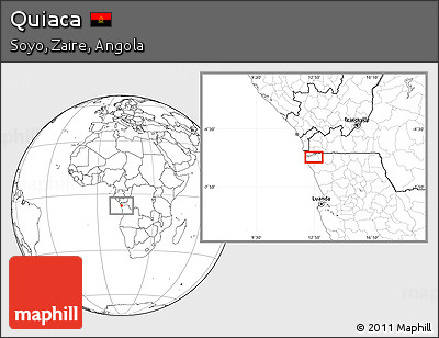 Blank Location Map of Quiaca
