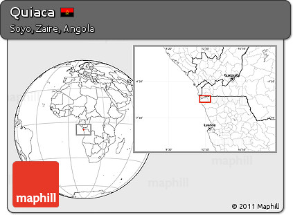 Blank Location Map of Quiaca