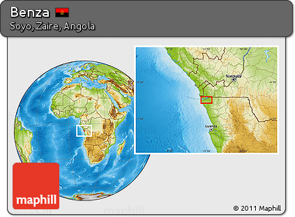 Physical Location Map of Benza