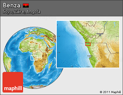 Physical Location Map of Benza