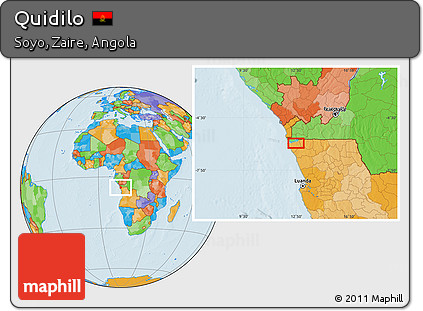 Political Location Map of Quidilo