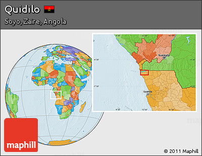 Political Location Map of Quidilo