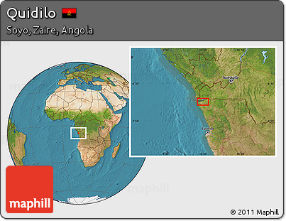Satellite Location Map of Quidilo