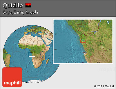 Satellite Location Map of Quidilo