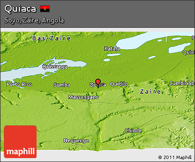 Physical Panoramic Map of Quiaca