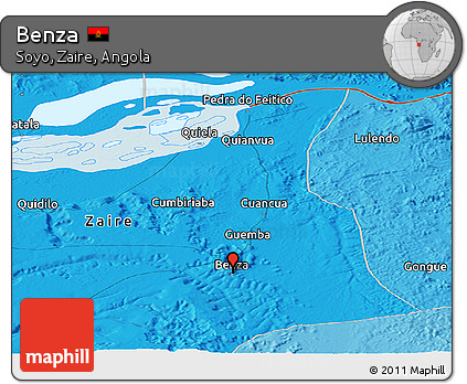 Political Panoramic Map of Benza