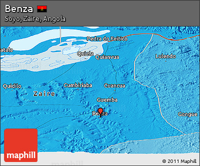 Political Panoramic Map of Benza