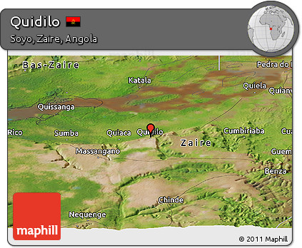 Satellite Panoramic Map of Quidilo