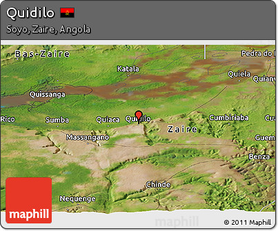 Satellite Panoramic Map of Quidilo