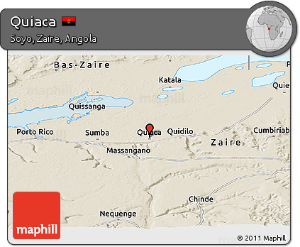 Shaded Relief Panoramic Map of Quiaca