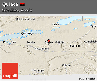 Shaded Relief Panoramic Map of Quiaca