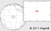 Blank Location Map of the area around 6° 7' 16" S, 133° 22' 30" W