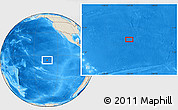 Shaded Relief Location Map of the area around 6° 7' 16" S, 133° 22' 30" W