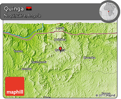 Physical 3D Map of Quinga