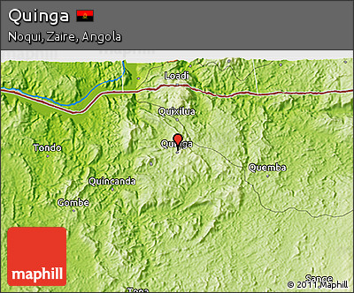 Physical 3D Map of Quinga