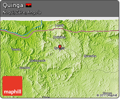Physical 3D Map of Quinga